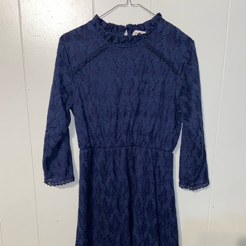 Navy Blue lace dress
